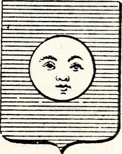 An illustration from Traité élémentaire du blason, 1872, leaf 180
