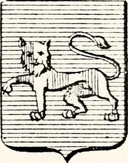 An illustration from Traité élémentaire du blason, 1872, leaf 196
