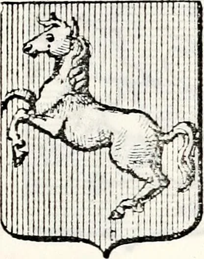 An illustration from Traité élémentaire du blason, 1872, leaf 204