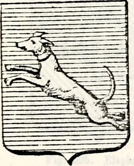 An illustration from Traité élémentaire du blason, 1872, leaf 204
