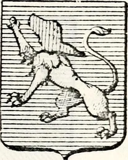 An illustration from Traité élémentaire du blason, 1872, leaf 206