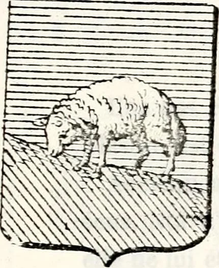 An illustration from Traité élémentaire du blason, 1872, leaf 208
