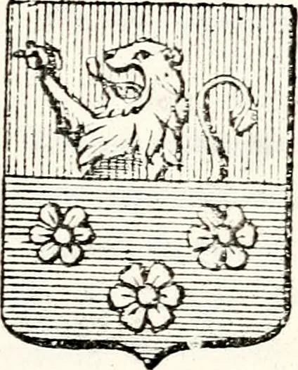 An illustration from Traité élémentaire du blason, 1872, leaf 208