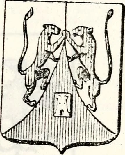 An illustration from Traité élémentaire du blason, 1872, leaf 208