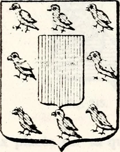 An illustration from Traité élémentaire du blason, 1872, leaf 220