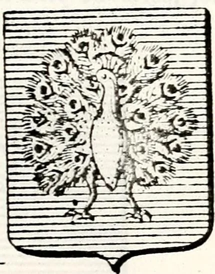 An illustration from Traité élémentaire du blason, 1872, leaf 222