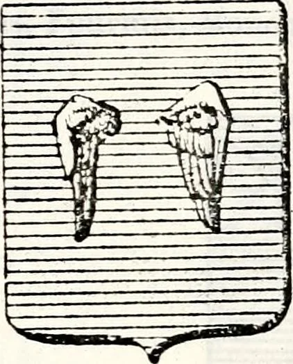 An illustration from Traité élémentaire du blason, 1872, leaf 226