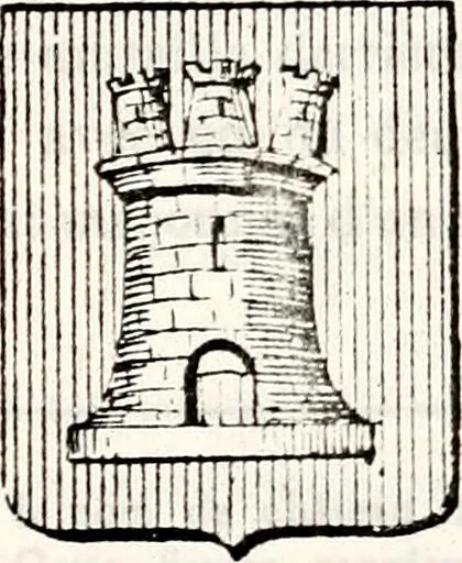 An illustration from Traité élémentaire du blason, 1872, leaf 256