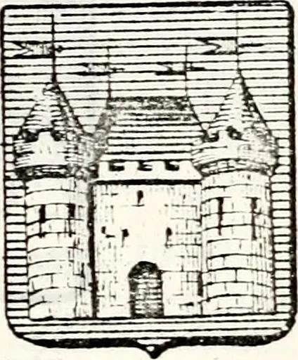 An illustration from Traité élémentaire du blason, 1872, leaf 258