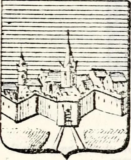 An illustration from Traité élémentaire du blason, 1872, leaf 260
