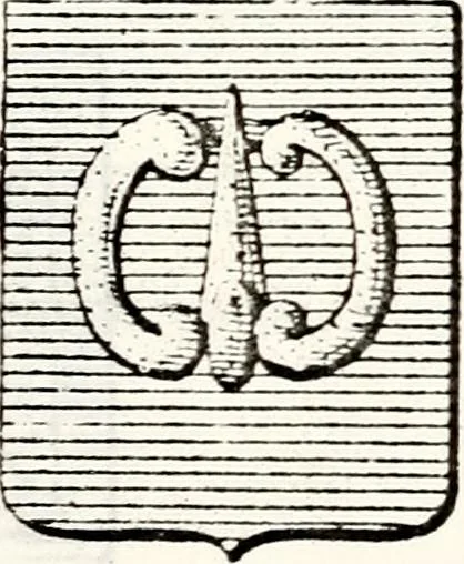 An illustration from Traité élémentaire du blason, 1872, leaf 266