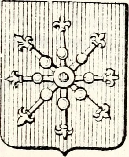 An illustration from Traité élémentaire du blason, 1872, leaf 268