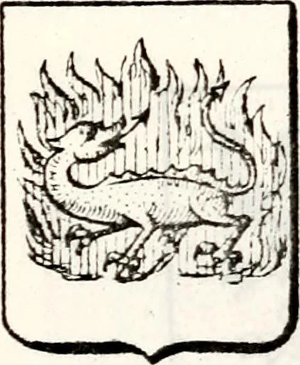 An illustration from Traité élémentaire du blason, 1872, leaf 284