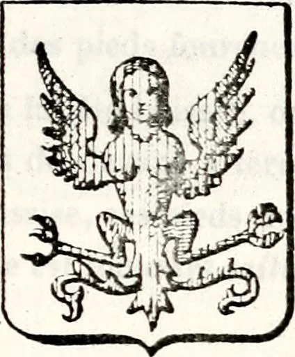 An illustration from Traité élémentaire du blason, 1872, leaf 288