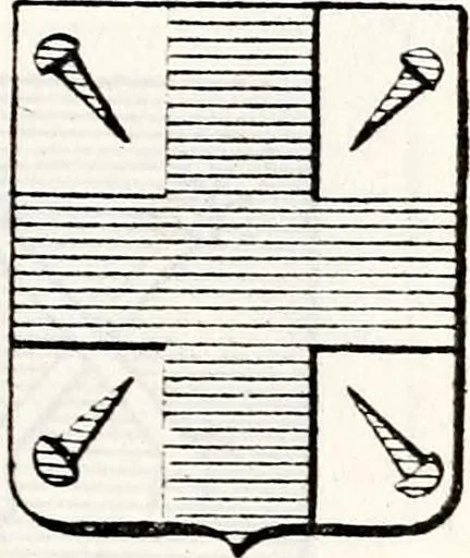 An illustration from Traité élémentaire du blason, 1872, leaf 300