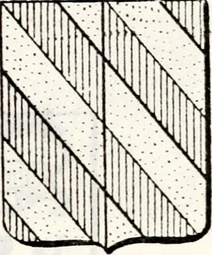 An illustration from Traité élémentaire du blason, 1872, leaf 308