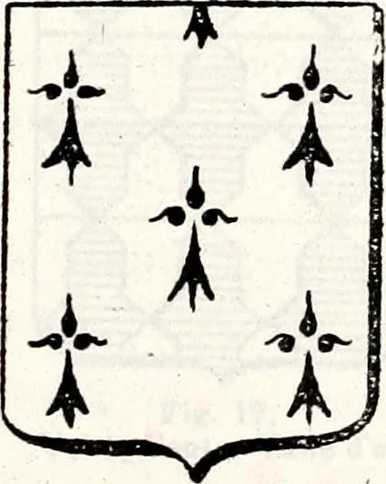 An illustration from Traité élémentaire du blason, 1872, leaf 32