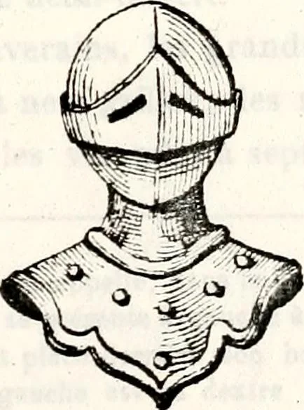 An illustration from Traité élémentaire du blason, 1872, leaf 322