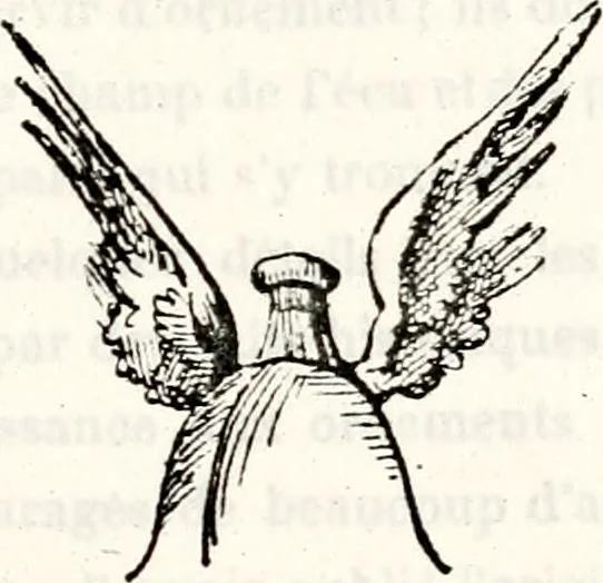 An illustration from Traité élémentaire du blason, 1872, leaf 326