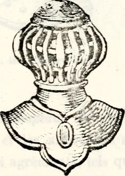 An illustration from Traité élémentaire du blason, 1872, leaf 336