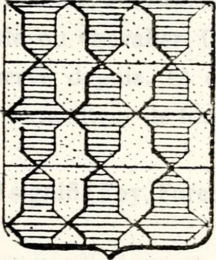 An illustration from Traité élémentaire du blason, 1872, leaf 34