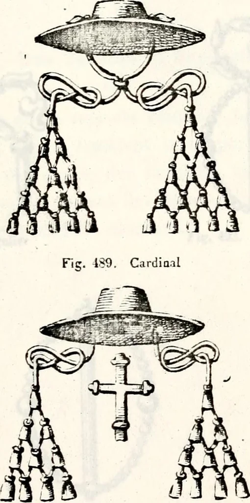 An illustration from Traité élémentaire du blason, 1872, leaf 340