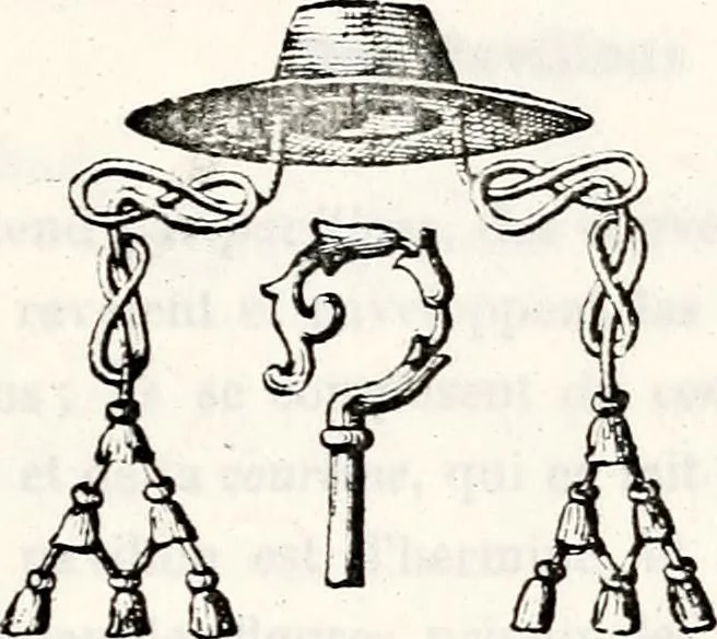 An illustration from Traité élémentaire du blason, 1872, leaf 342