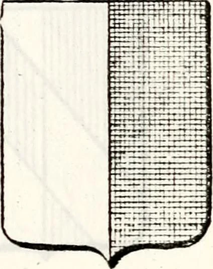 An illustration from Traité élémentaire du blason, 1872, leaf 496