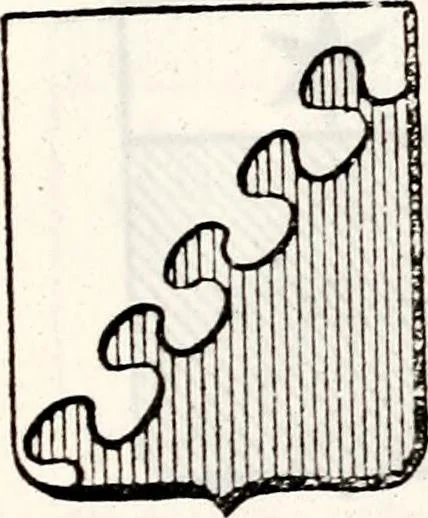 An illustration from Traité élémentaire du blason, 1872, leaf 498