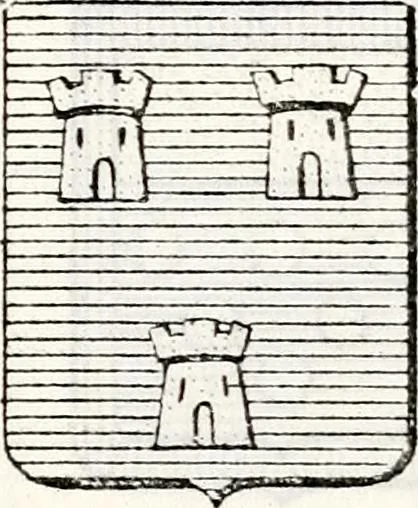 An illustration from Traité élémentaire du blason, 1872, leaf 502