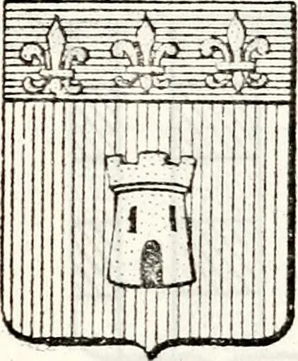 An illustration from Traité élémentaire du blason, 1872, leaf 502