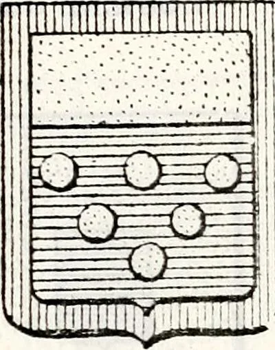 An illustration from Traité élémentaire du blason, 1872, leaf 504