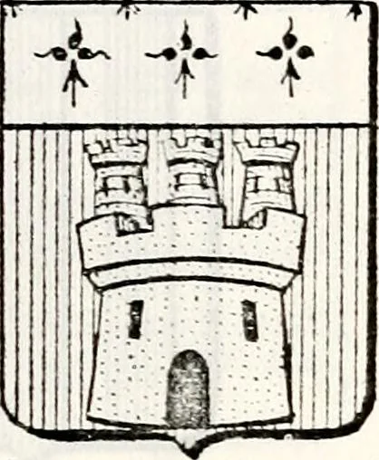 An illustration from Traité élémentaire du blason, 1872, leaf 508