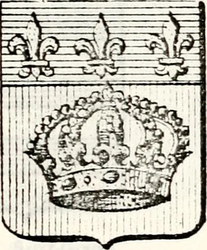 An illustration from Traité élémentaire du blason, 1872, leaf 508