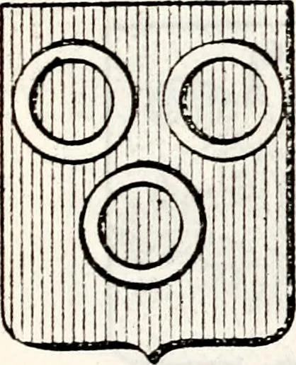 An illustration from Traité élémentaire du blason, 1872, leaf 510