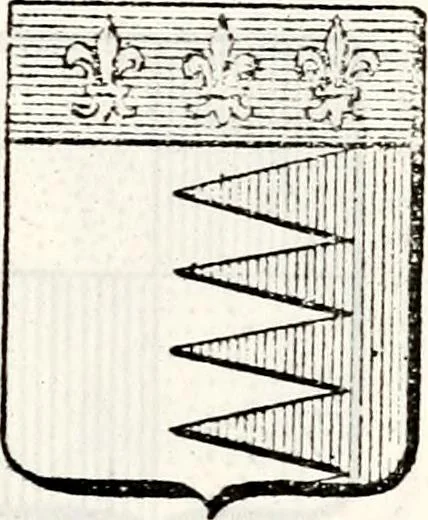 An illustration from Traité élémentaire du blason, 1872, leaf 512