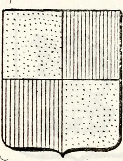 An illustration from Traité élémentaire du blason, 1872, leaf 514