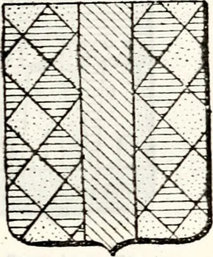 An illustration from Traité élémentaire du blason, 1872, leaf 520