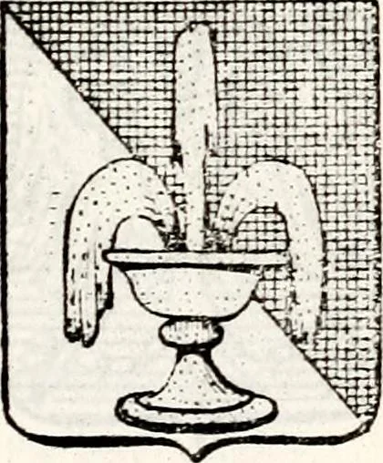An illustration from Traité élémentaire du blason, 1872, leaf 528