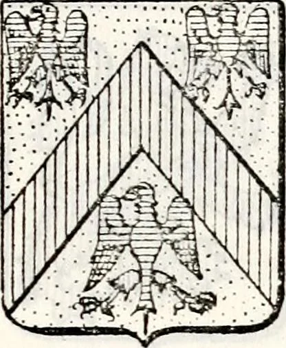 An illustration from Traité élémentaire du blason, 1872, leaf 530