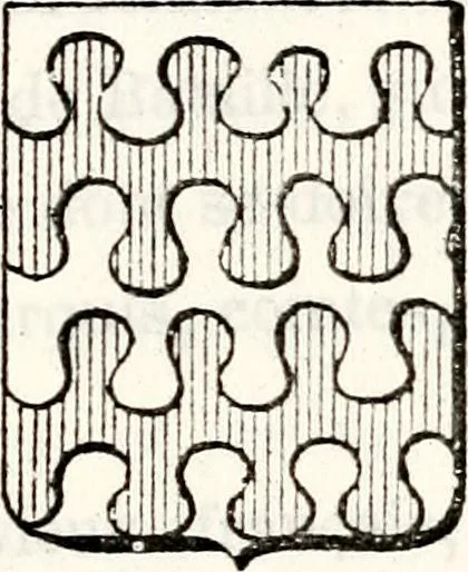 An illustration from Traité élémentaire du blason, 1872, leaf 532