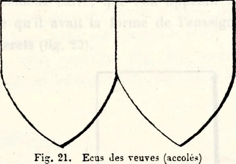 An illustration from Traité élémentaire du blason, 1872, leaf 56