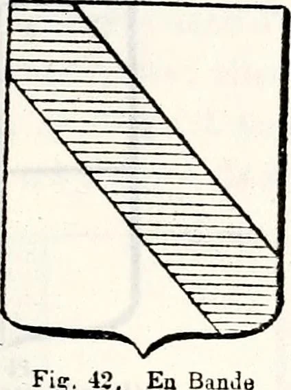 An illustration from Traité élémentaire du blason, 1872, leaf 74