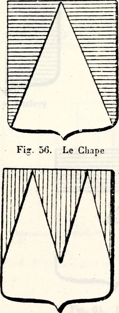 An illustration from Traité élémentaire du blason, 1872, leaf 78
