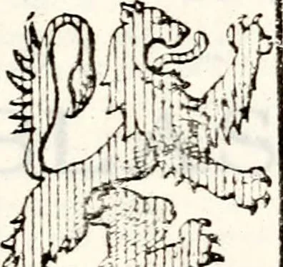 An illustration from Traité élémentaire du blason, 1872, leaf 8