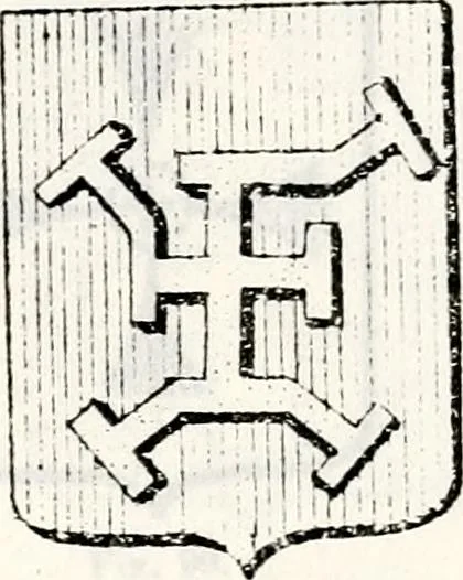 An illustration from Traité élémentaire du blason, 1872, leaf 96