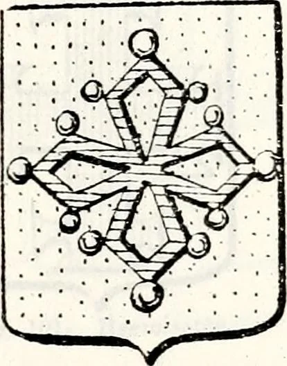 An illustration from Traité élémentaire du blason, 1872, leaf 96
