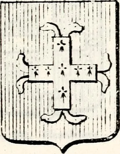 An illustration from Traité élémentaire du blason, 1872, leaf 96