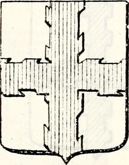 An illustration from Traité élémentaire du blason, 1872, leaf 98