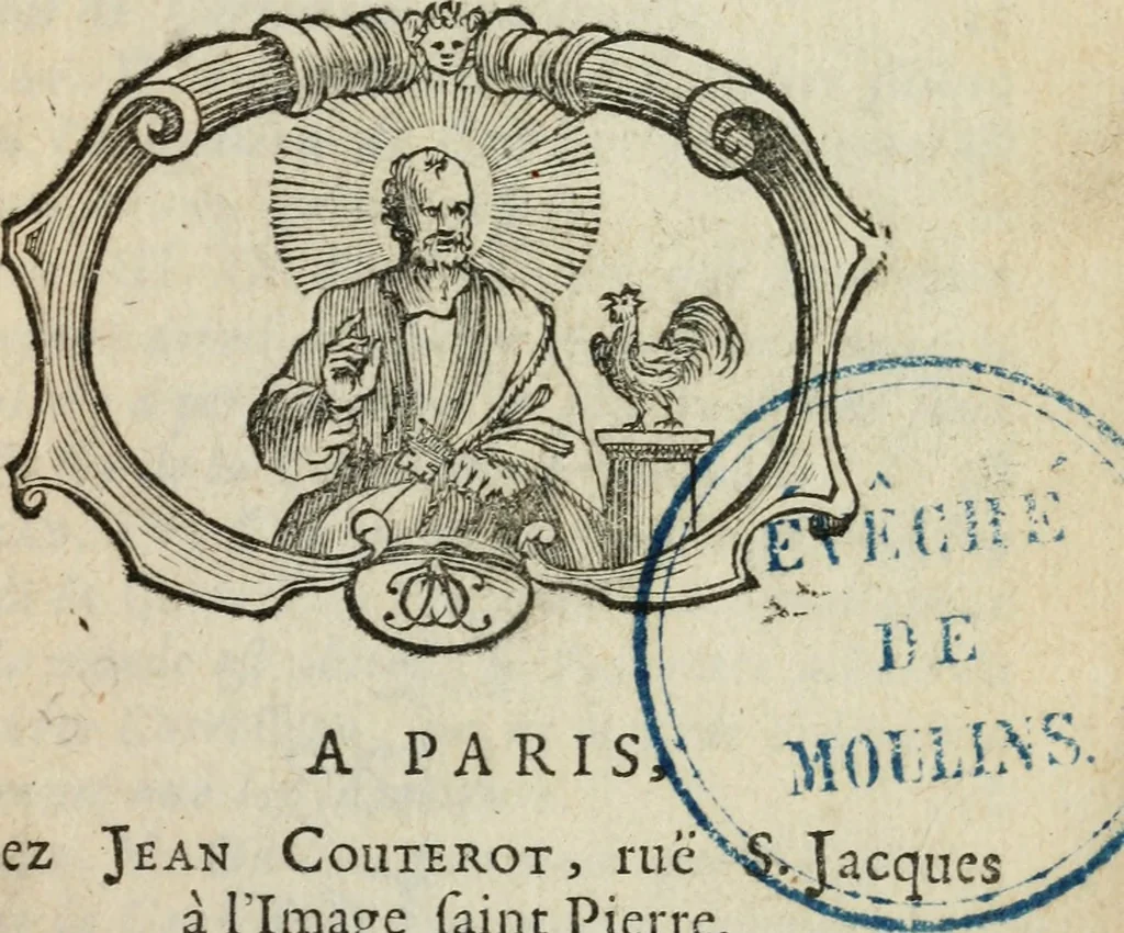 An illustration from Traitté de la correction fraternelle, 1676, leaf 4